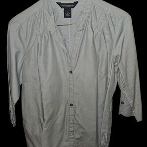 VTG DOCKERS WOMENS BUTTON DOWN SHIRT SZ M